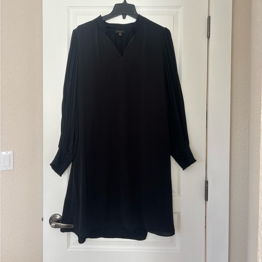 Current air black long sleeve dress